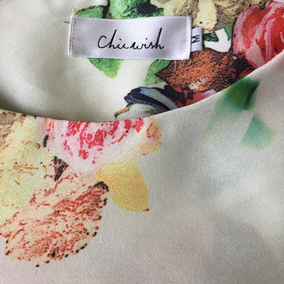 ❤️SOLD❤️Floral 2 Piece Outfit Twirl Skirt Crop - Picture 6 of 8